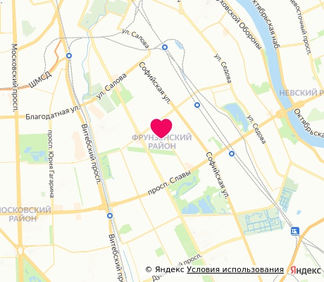 На карте