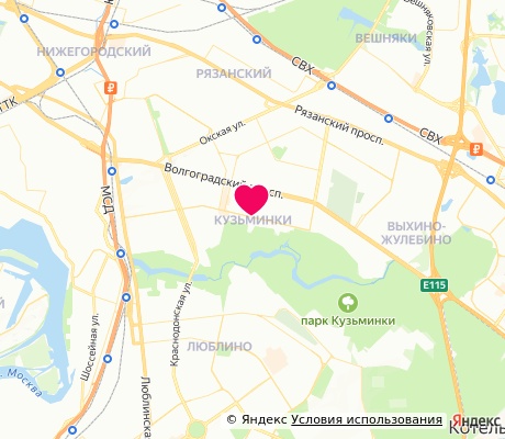 На карте