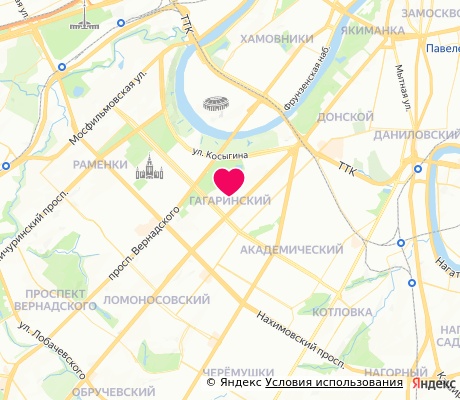 На карте