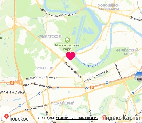 На карте