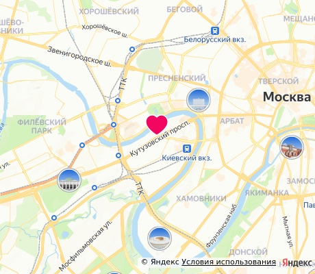 На карте