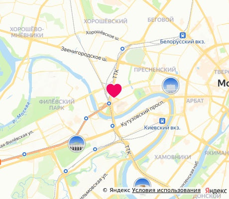 На карте