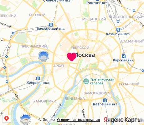 На карте