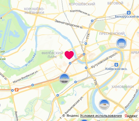 На карте