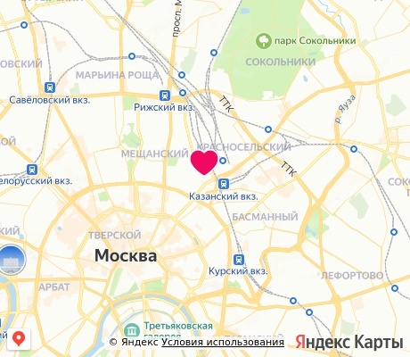 На карте