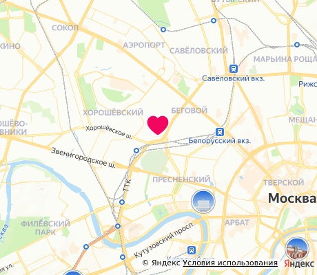 На карте