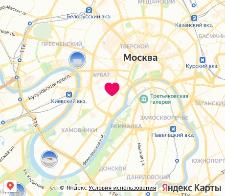 На карте