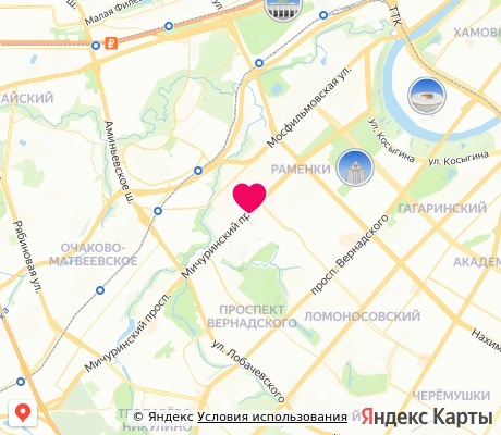 На карте