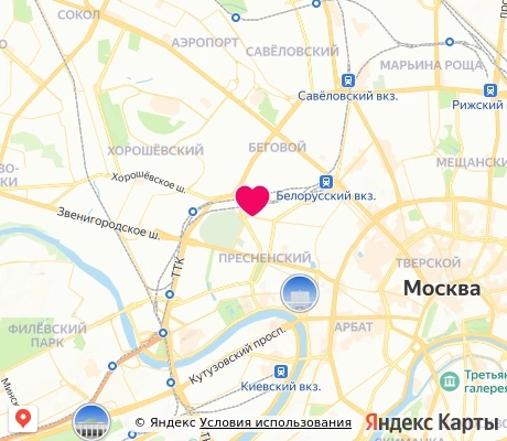 На карте