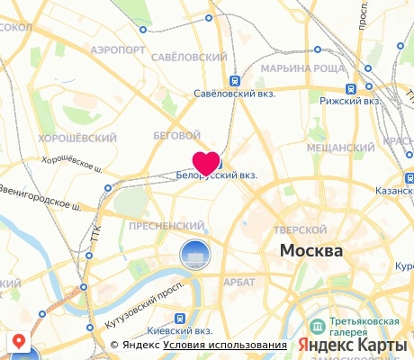 На карте