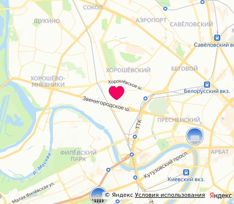 На карте