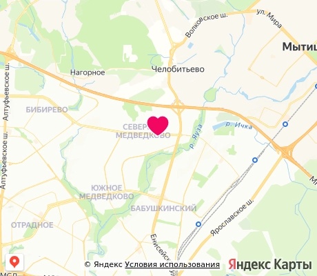 На карте