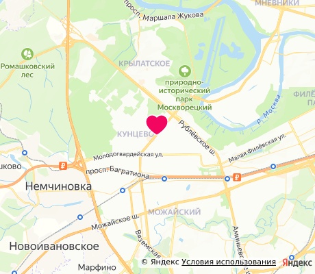 На карте