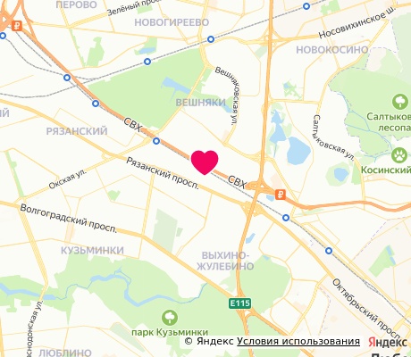 На карте