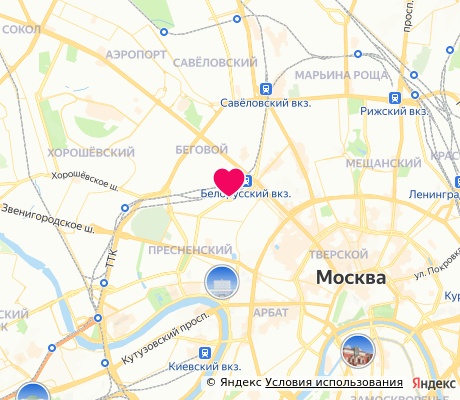 На карте