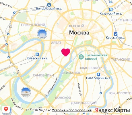 На карте