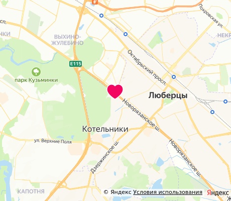На карте