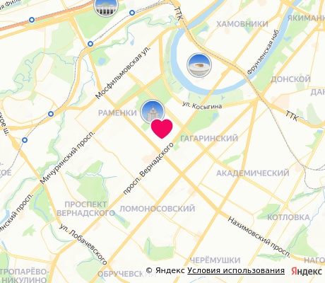 На карте