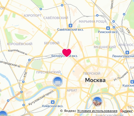 На карте