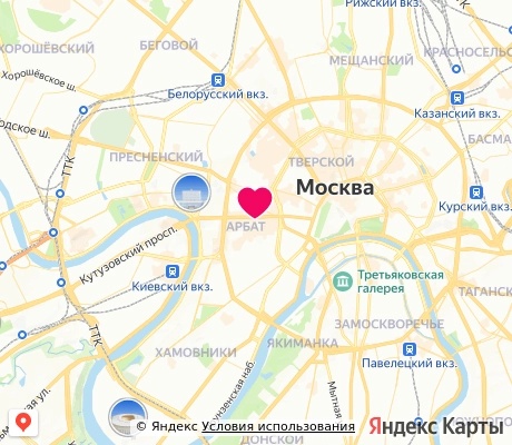 На карте