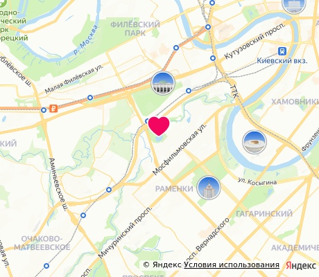 На карте