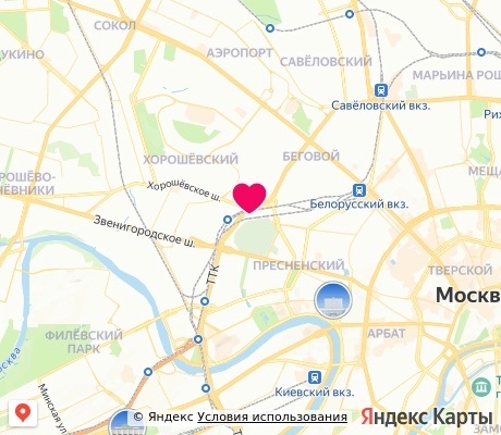На карте