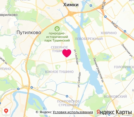 На карте