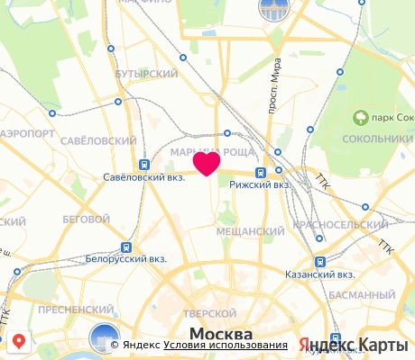 На карте