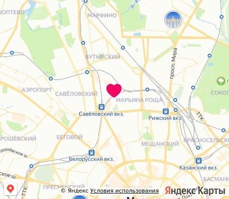 На карте