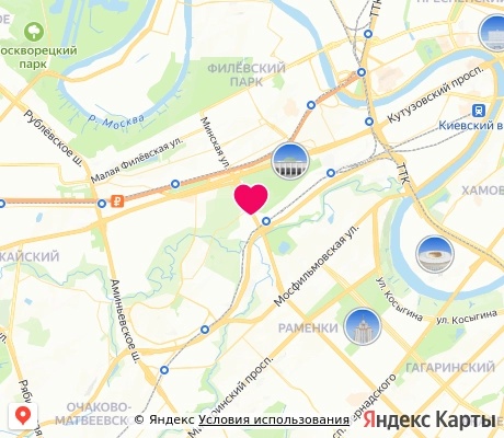 На карте