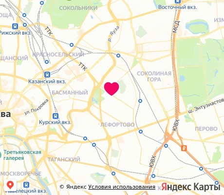 На карте