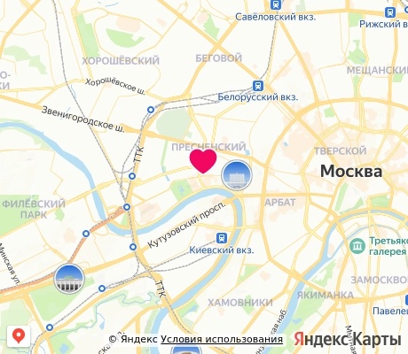 На карте