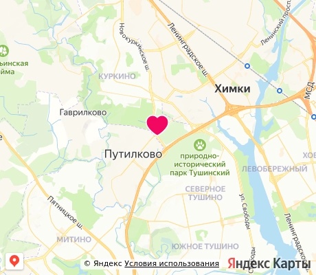 На карте