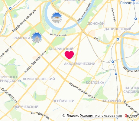 На карте