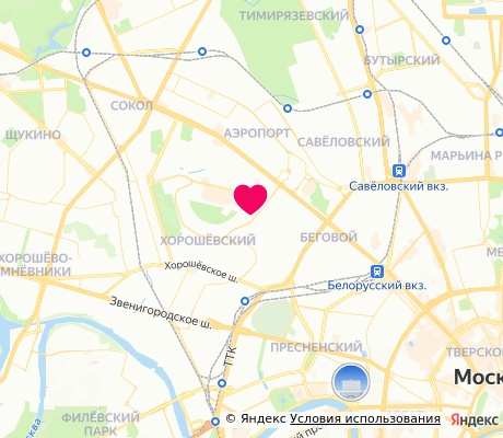 На карте
