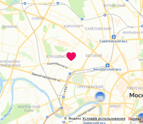 На карте