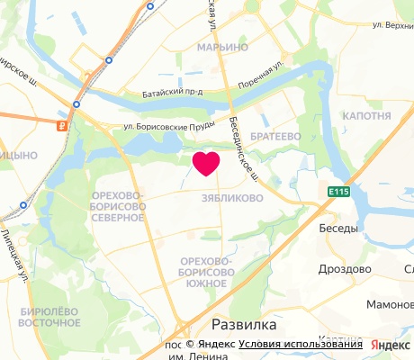 На карте