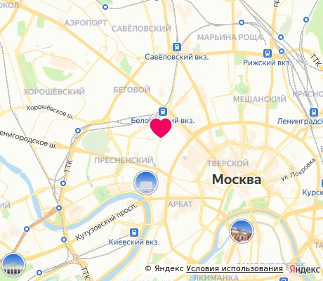 На карте