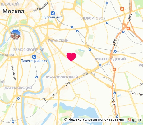 На карте