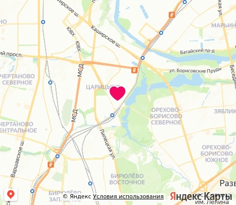 На карте