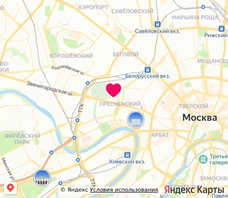На карте
