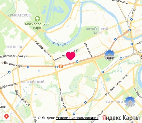 На карте