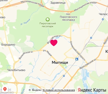 На карте