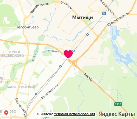 На карте