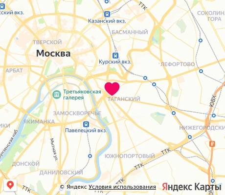 На карте