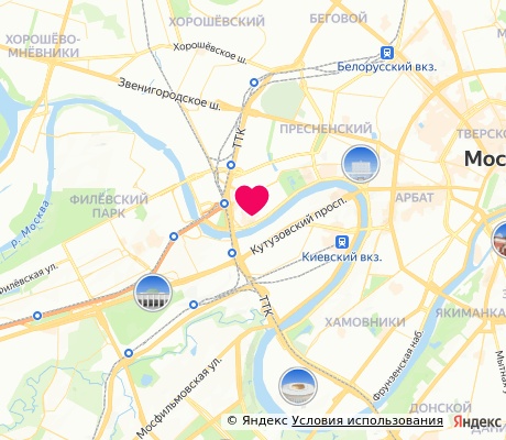 На карте