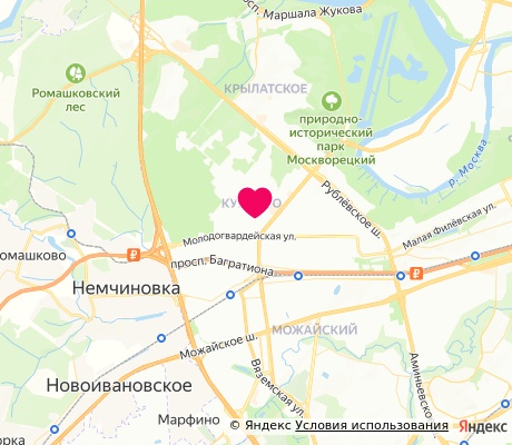 На карте