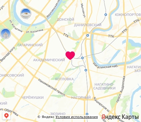 На карте