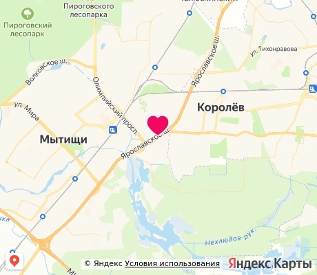 На карте