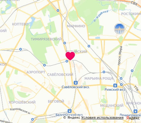 На карте